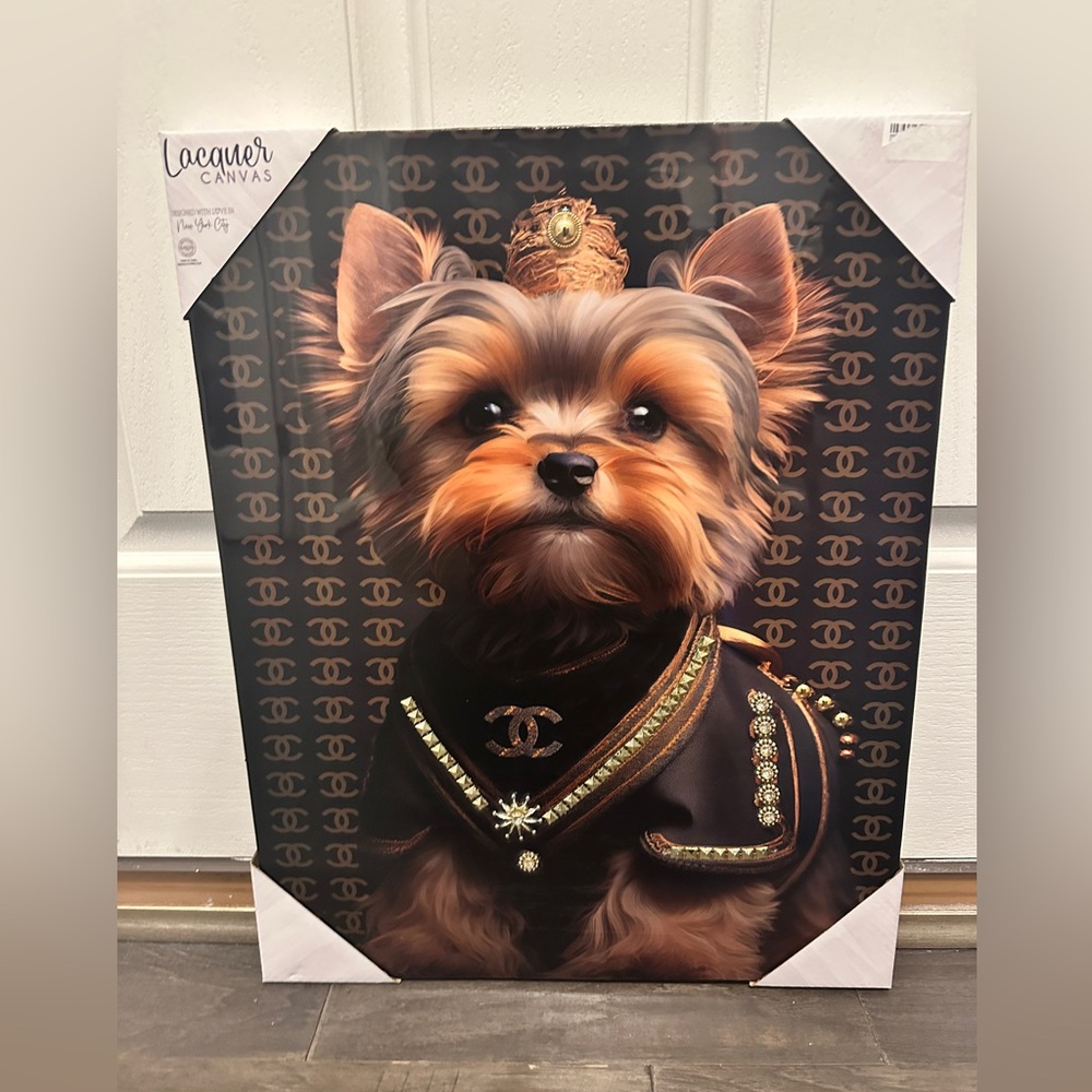 Lacquer Canvas “Designed with Love in New York City” Dog